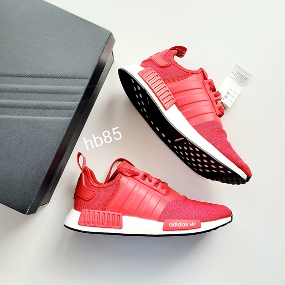 adidas Other - Adidas NMD R1 "Scarlet" Red/ White Men's 9